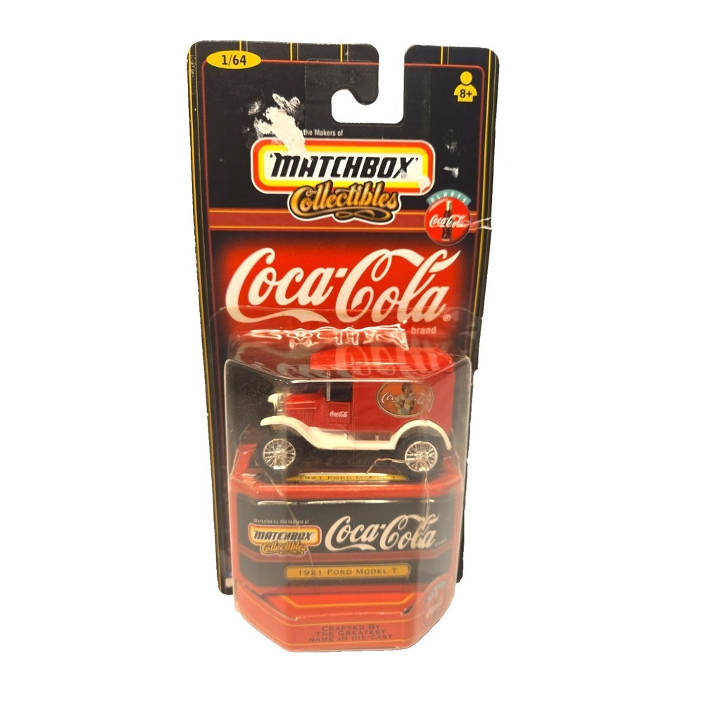 1998 Matchbox Collectibles Coca Cola Red 1921 Ford Model T 1/64 Diecast